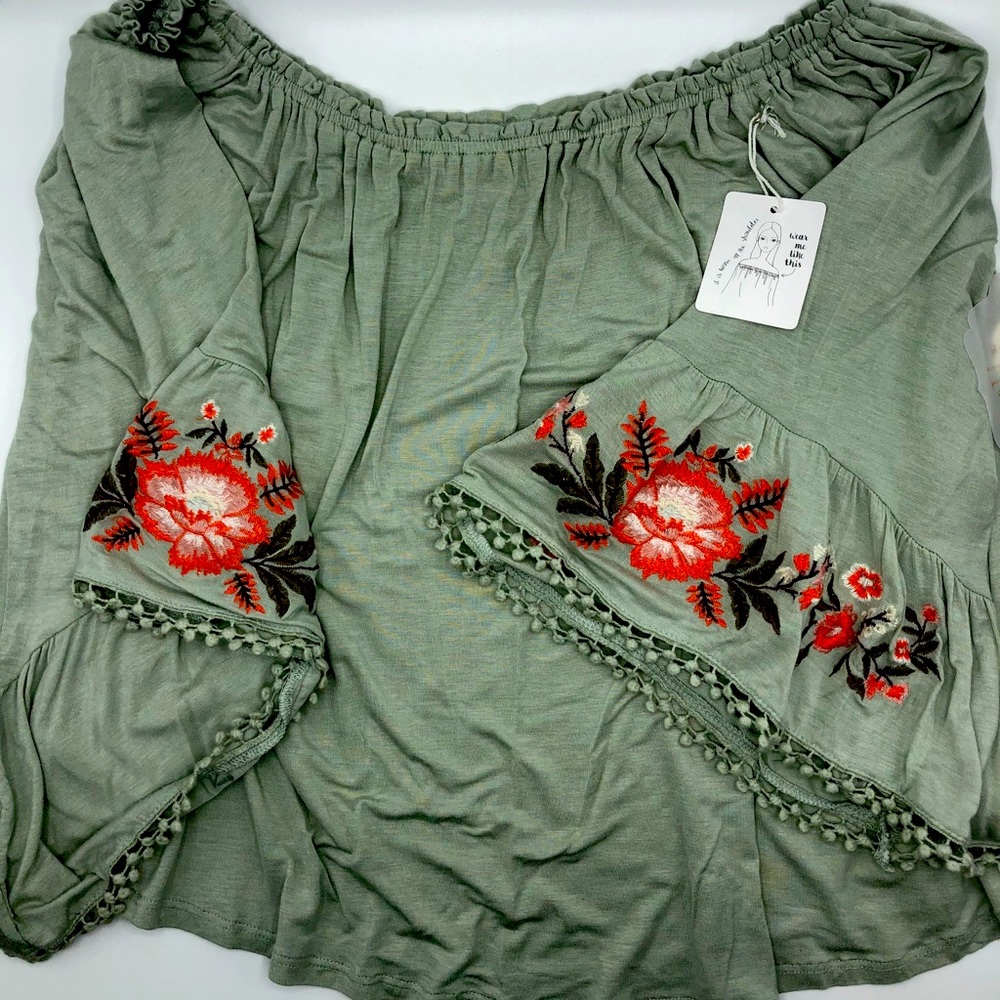 off the shoulders top from Altar’d State